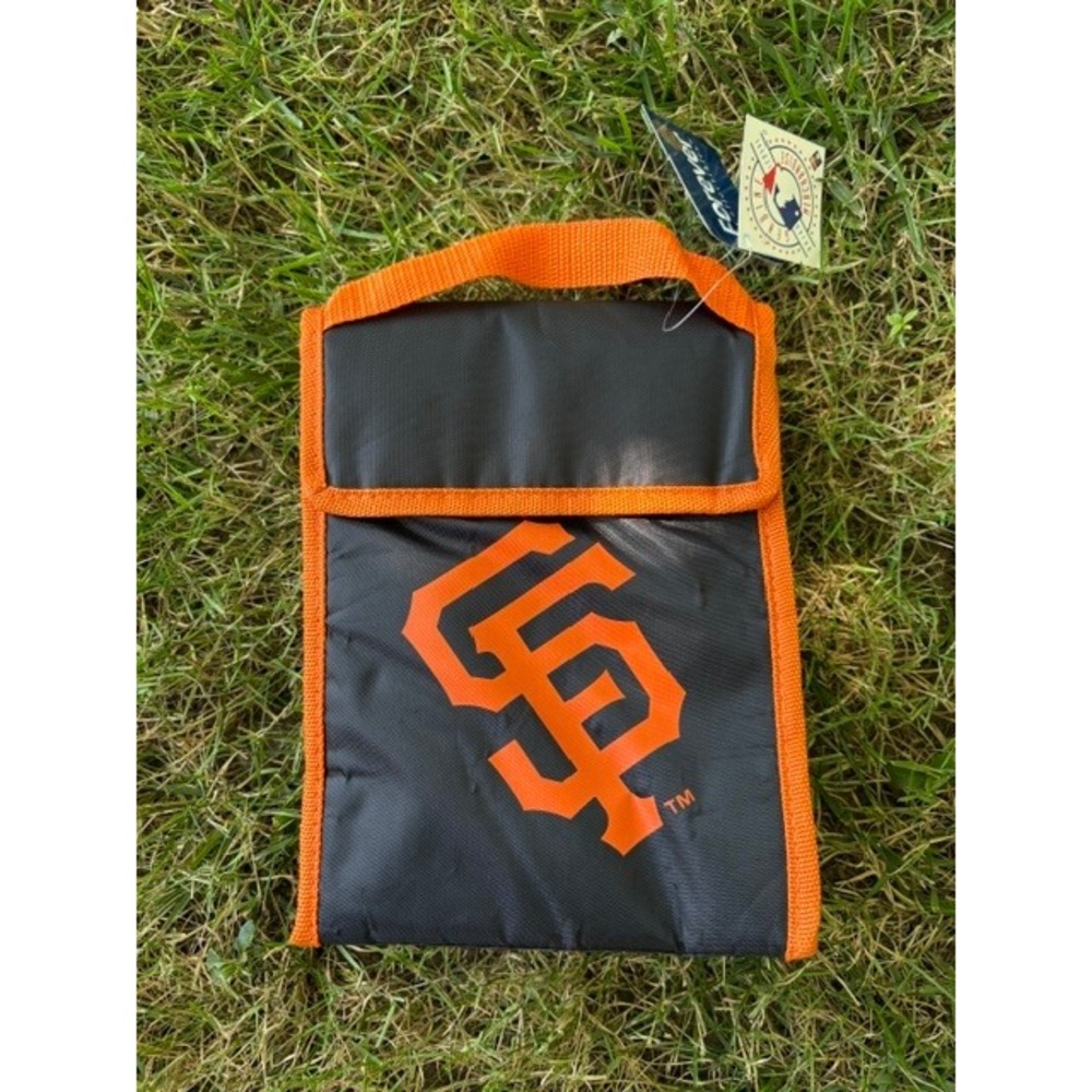 San Francisco Giants MLB Insulated Lunch Bag Forever Collectibles‎ Black Orange